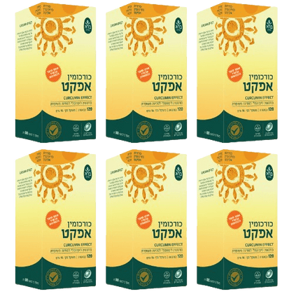מבצע שישיה | כורכומין אפקט | כורכום | 720 כמוסות | ברא צמחים | BARA