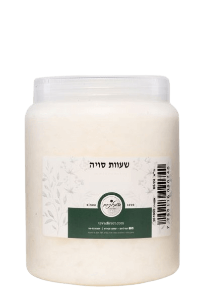 שעוות סויה | מכיל 1 קילו | להכנת נרות | המילניום