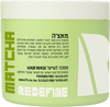 מסכה לשיער | מתאים לכל סוגי השיער גם לשיער שעבר החלקה | 500 מ"ל | מאצ'ה | REDEFINE | MATCHA