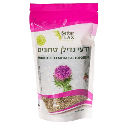 זרעי גדילן טחונים 200 גרם - תוסף מזון טבעי ל הבריאות | בטר פלקס