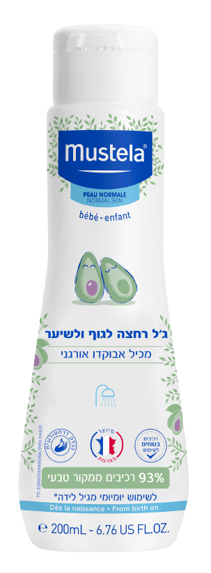 ג'ל רחצה לגוף ולשיער | מוסטלה | 200 מ