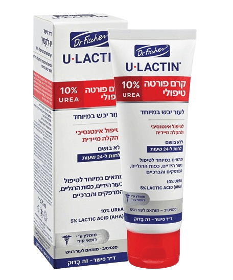 יו-לקטין קרם טיפולי פורטה 10% | מכיל 75 מ"ל | דר. פישר - DR. FISCHER