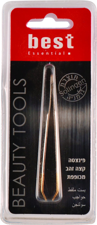 בסט | פינצטה מכופפת | קצה זהב