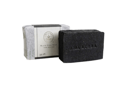 סבון טבעי פחם שחור | Natural Black Charcoal Soap | סבון שחור משלב שמן זית ופחם במבוק פעיל לניקוי וחיטוי עמוק של העור