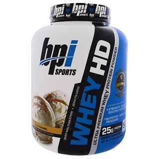 BPI - WHEY HD - Protein Powder | אבקת חלבון וואי אייץ' די מבית בי.פי.איי בטעם וניל קרמל | 1.85 ק