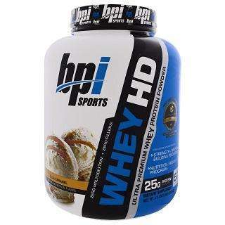 BPI - WHEY HD - Protein Powder | אבקת חלבון וואי אייץ' די מביץ בי.פי.איי בטעם וניל קרמל | 1.85 ק
