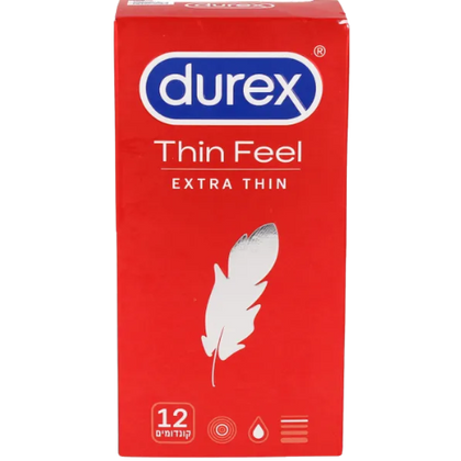 Ultra Thin Feel - קונדומים דקים במיוחד לתחושה מוגברת - 12 יח'