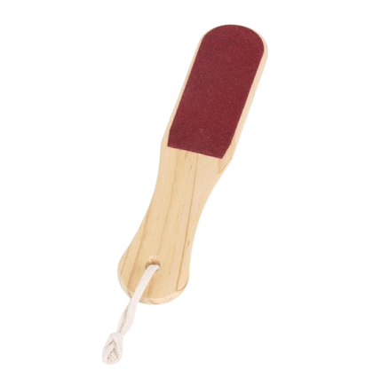 משייף לכף רגל | ידית עץ