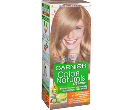 ערכה צבע לשיער גוון 8.1 (צבע בלונד בהיר אפרפר) - גרנייה GARNIER גרנייה | Garnier