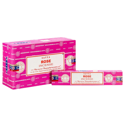 מקלות קטורת | רוז | קופסא המכילה 12 חבילות | כל חבילה מכילה 15 גרם