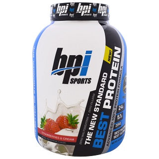 BPI -Best Protein | אבקת חלבון בי.פי.איי בטעם תותים ושמנת 2.376 ק