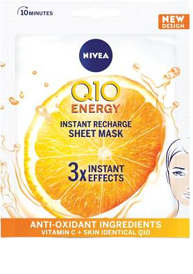 Nivea | מסיכת פנים Q10 Energy - רענון מיידי ועור צעיר ב-1 יחידה