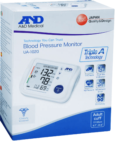 AND מד לחץ דם UA-1020 | מד לחץ דם תוצרת יפן | A&D MEDICAL