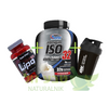 חבילת ספורט - אבקת חלבון- ISO 32 וניל + סופר ליפו 120 כמוסות + שייקר מקצועי