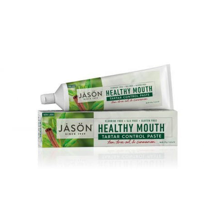 ג'ייסון משחת שיניים עץ התה לחיוך בריא | לטיפול בדלקות חניכיים, באבנית ובחניכיים רגישים | JASON ג'ייסון | JASON