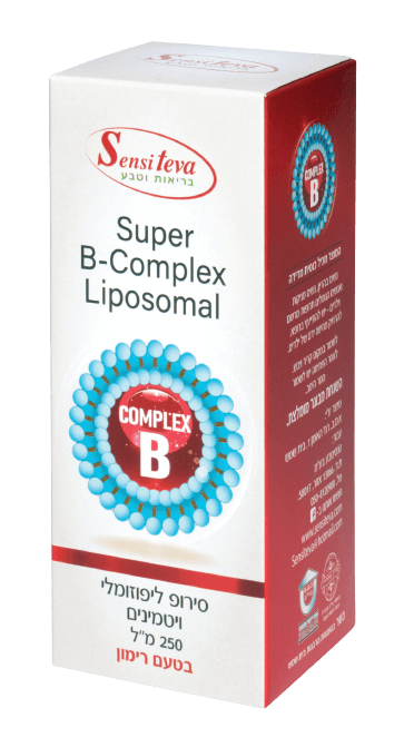 B-COMPLEX ליפוזומלי | סירופ ליפוזומלי ויטמינים | בטעם רימון | 250 מ