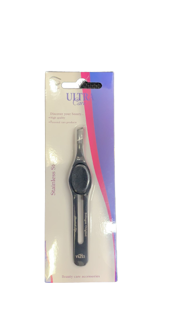 פינצטה | עם ידית אחיזה שחורה עגולה