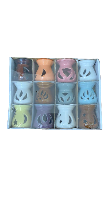 מארז מעבר שמנים | מכיל 12 יחידות | במגוון צבעים | לשמנים ושמנים אתרים