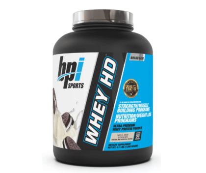 BPI - WHEY HD - Protein Powder | אבקת חלבון וואי אייץ' די מבית בי.פי.איי בטעם חלב ועוגיות | 1.85 ק