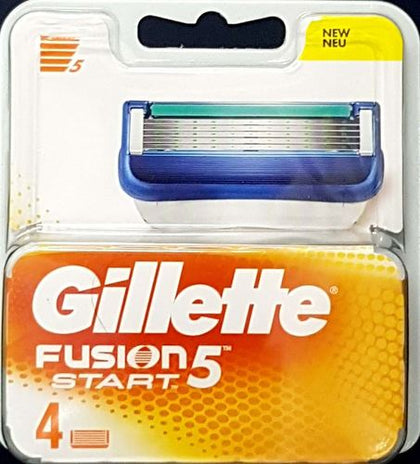 ג'ילט פיוז'ן 5 סטארט- 4 סכינים רב פעמיים Gillette Fusion 5 Start