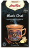 תה עם צמחים להכנת משקה בחליטה אורגנית צ'אי שחור - תה שחור עם קינמון וג'ינג'ר | 17 שקיקים Yogi tea
