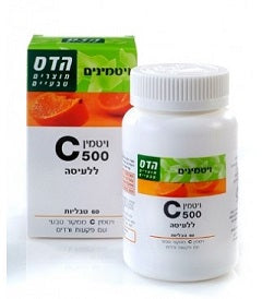ויטמין C-500 ללעיסה - 60 טבליות