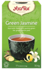 תה עם צמחים להכנת משקה בחליטה אורגנית | תה ירוק יסמין אורגני עם ג'ינג'ר | 17 שקיקים Yogi tea