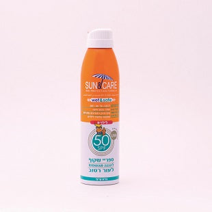 ספריי שקוף לילדים לעור רטוב 50 SPF - מכיל 200 מ