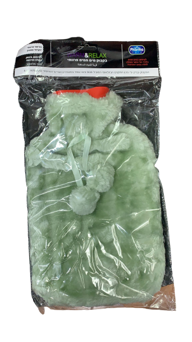 בקבוק מים חמים פרוותי | מבית פארמה קר | לחימום פינוק הקלה והרגעה | נבדק על ידי מכון התקנים