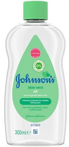 زيت الصبار اللطيف 300 مل - ترطيب فوري لبشرة صحية - جونسون 