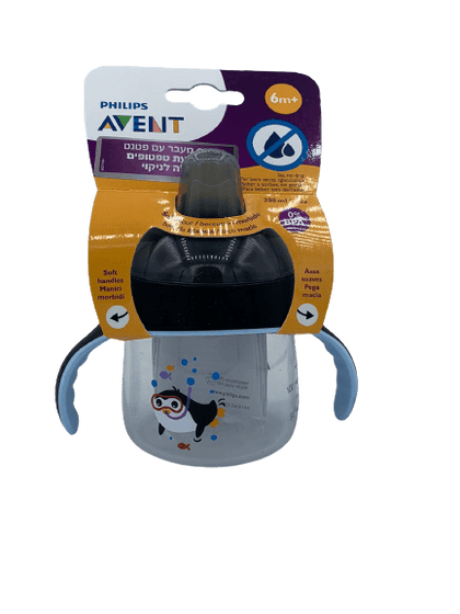 כוס מעבר עם פטנט למניעת טפטופים - 200מ