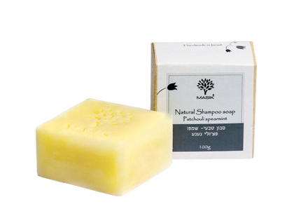 סבון שמפו טבעי | פצולי נענע | מכיל 110 גרם