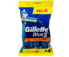מארז 14 סכיני גילוח איכותיים ראש אלומיניום בלו 2 - ג'ילט ג'ילט | Gillette