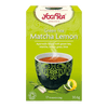 תה עם צמחים להכנת משקה בחליטה אורגנית | תה ירוק מאצ'ה לימון |מכיל 17 שקיקים | yogi tea