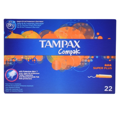 טמפקס | קומפאק טמפונים עם מוליך סופר פלוס