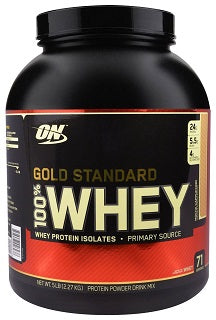 OPTIMUM NUTRITION - GOLD STANDARD 100% WHEY PROTEIN POWDER | אבקת חלבון גולד סטנדרט מבית אופטימום נוטרישן בטעם מוקה קפוצ'ינו | 2.27 ק