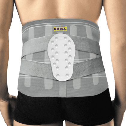 חגורת גב מותנית עם סגירה כפולה לתמיכה נוספת + כרית סיליקון | ITEM 0622 | מידה M | אוריאל אוריאל | URIEL