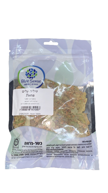 טיליה יבשה 40 גרם | תה הרדמה טבעי - רגיעה מושלמת מבית Blue Sense