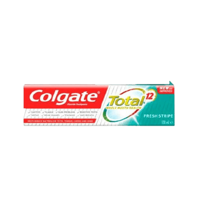 קולגייט טוטאל משחת שיניים פסים מרעננים - לפה בריא יותר | 100 מ
