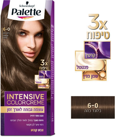 פאלטה | קרם צבע שיער בלונד כהה 6-0