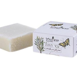 טבע הגליל | סבון מוצק בריח עץ התה