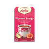 חליטת תה אורגנית - WOMEN'S ENERGY | היביסקוס ליקוריץ | yogi tea | מכיל 17 שקיקי תה