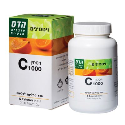 ויטמין C 1000-לבליעה -100 טבליות