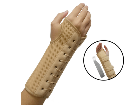 סד לתמיכת פרק כף היד והאגודל | תמיכה קשיחה על ידי מוט אלומיניום | להקלה בכאבים ושיקום פציעות אחרות | יד ימין | מידה L-XL אוריאל | URIEL