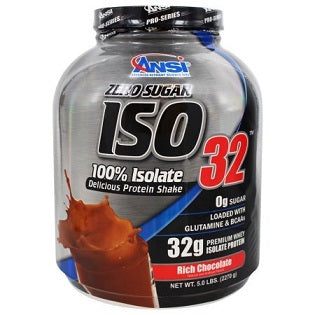 ANSI ISO 32 100% Isolate | אבקת חלבון אנסי בטעם שוקולד עשיר 2.27 ק